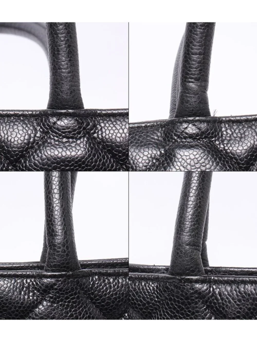 Chanel Tote Shoulder Bag Gold Reissue Caviar Leather